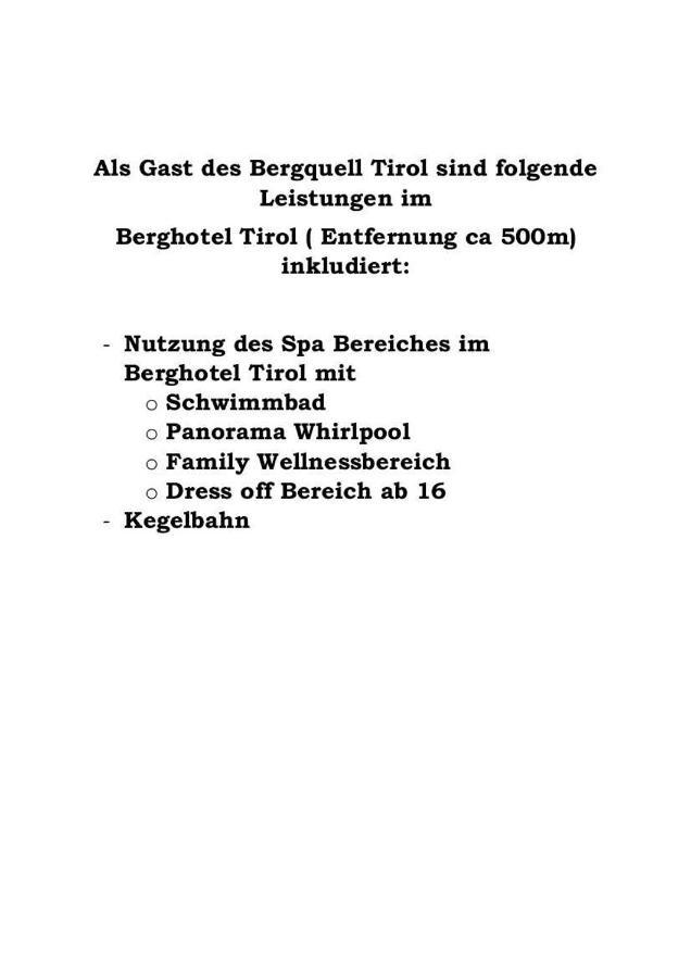 Appartamento Bergquell Tirol Jungholz Esterno foto